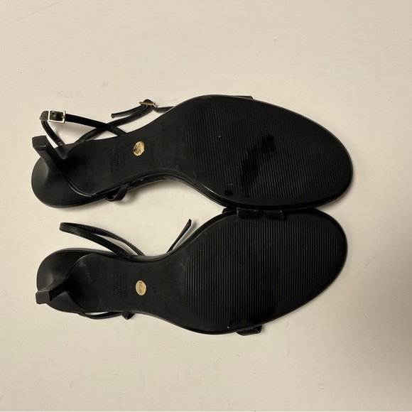Zara Black Women's Sandals strappy kitten heal size 42 - Picture 3 of 4